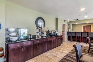 Free buffet breakfast