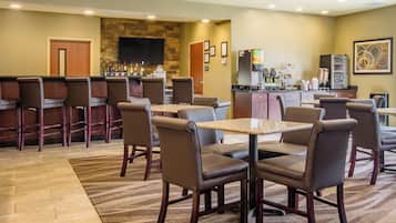 Free daily self-serve breakfast