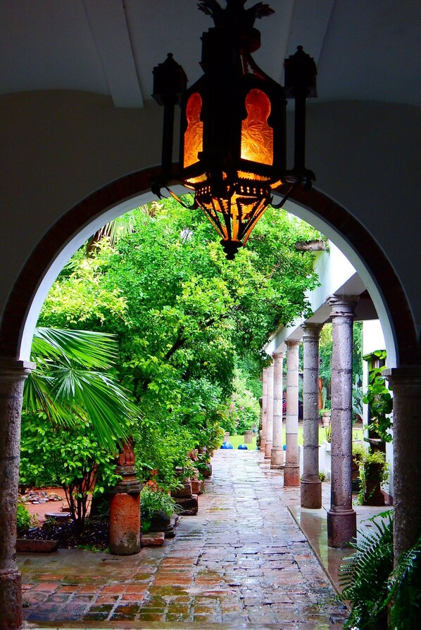Interior entrance