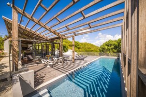 Indoor pool, outdoor pool