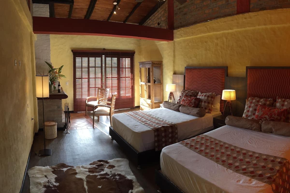 Suite, 2 Double Beds | In-room safe, free WiFi, bed sheets