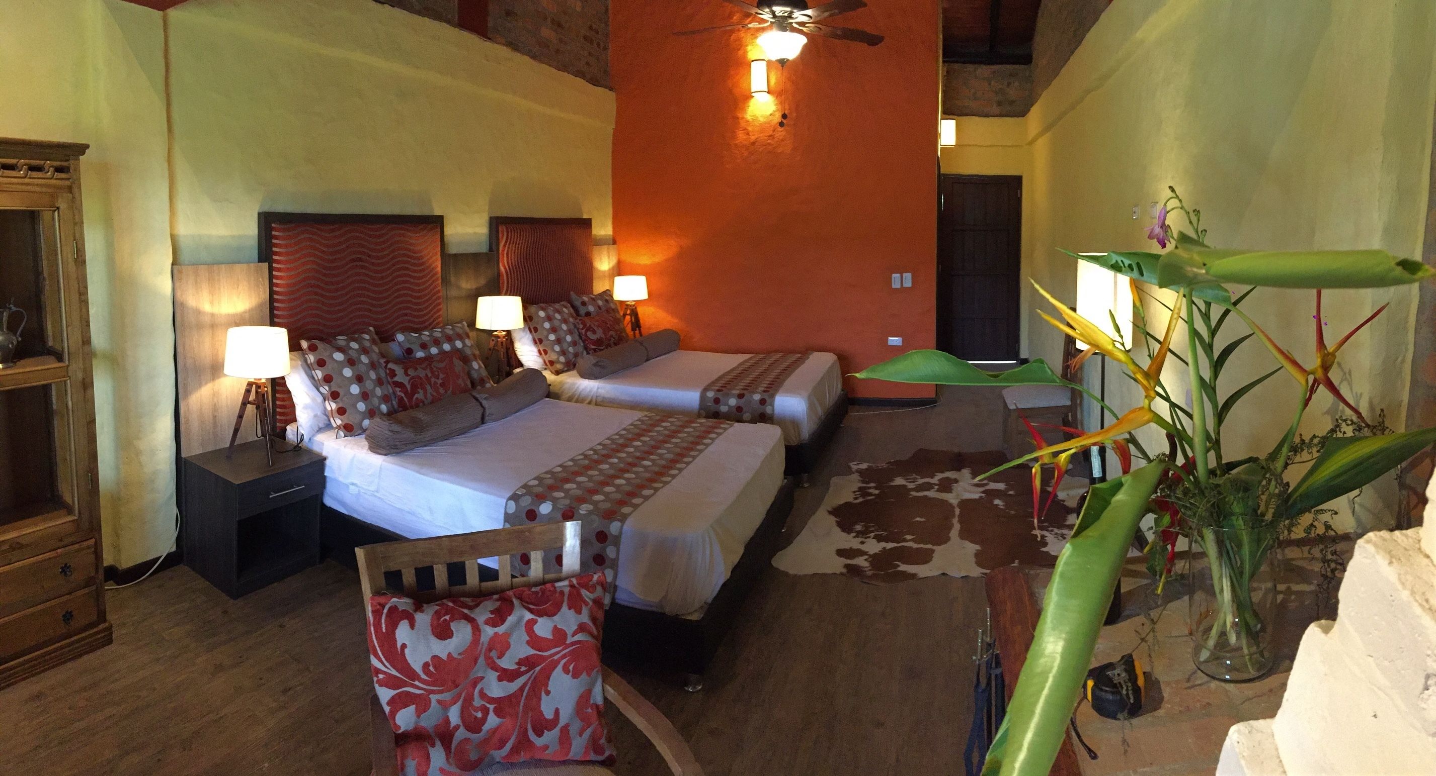 suite, 2 double beds | in-room safe, free wifi, bed sheets