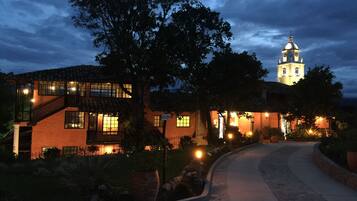 Front of property – evening/night