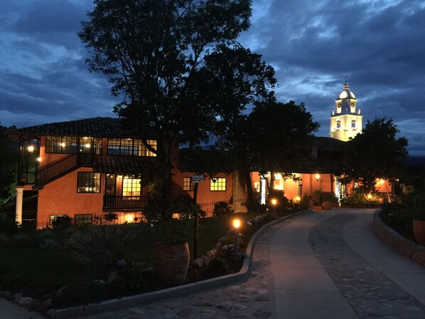 Front of property - evening/night