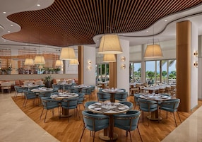 6 restauranter, middag serveres