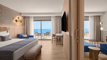 Minibar, coffres-forts dans les chambres, bureau