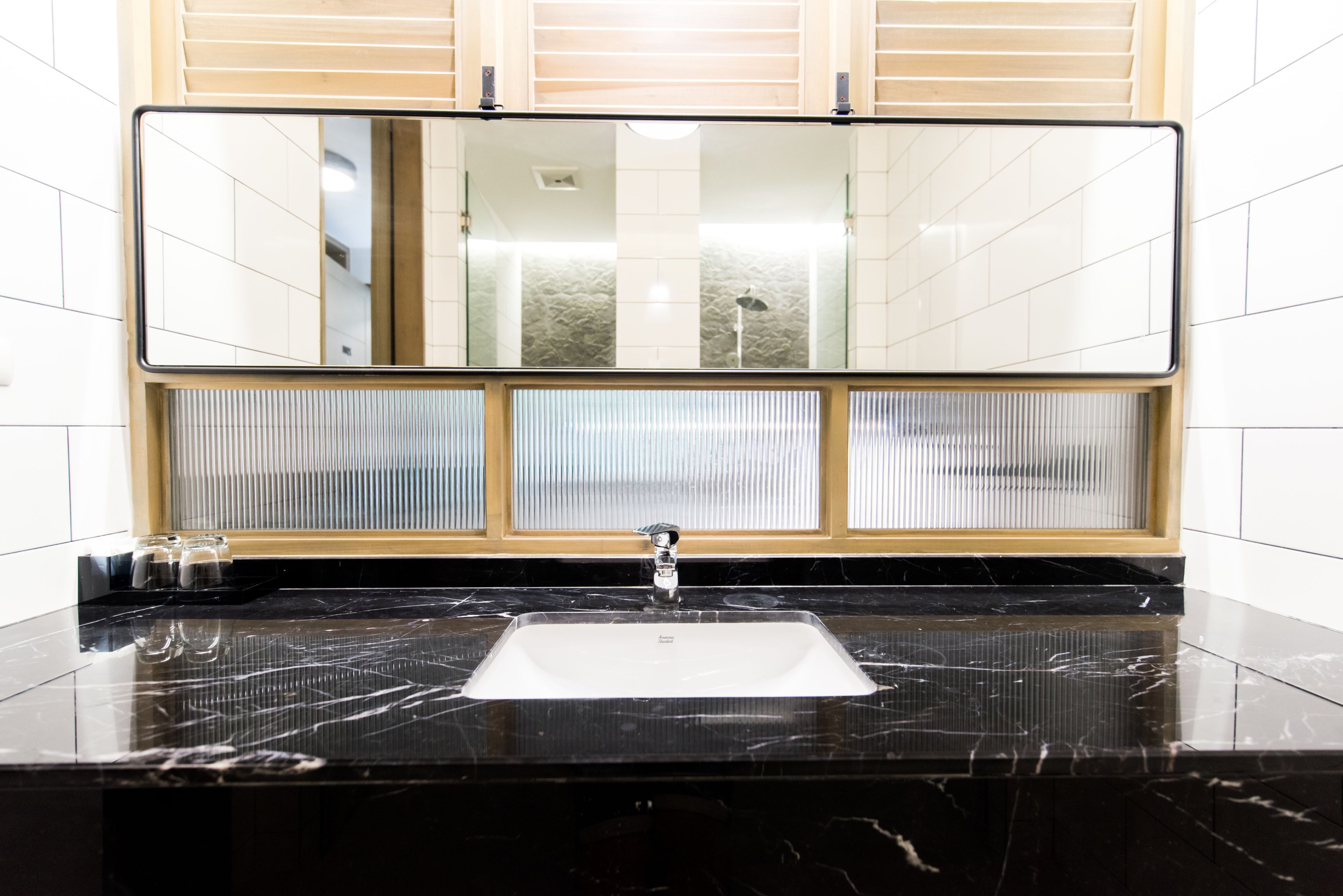 shower, free toiletries, hair dryer, bathrobes