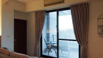Double Room, Balcony, Mountain View | Free minibar, desk, blackout drapes, soundproofing