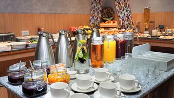 Frokostbuffé er inkludert hver dag