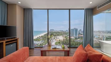 Rom – premium, 1 kingsize-seng, ikke-røyk, havutsikt | Utsikt fra rommet