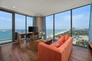 Premium Room, 1 King Bed, Non Smoking, Ocean View | View from room - Yarra Ocean Suites Danang (Da Nang)