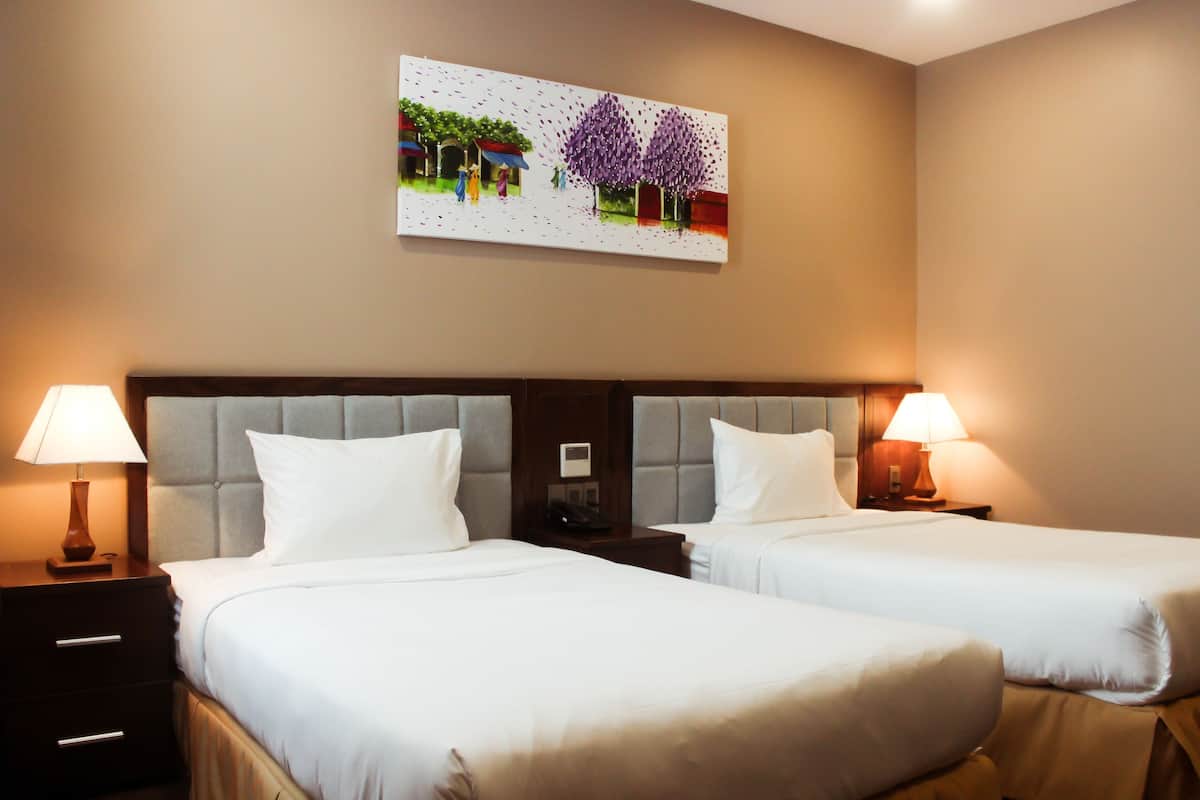 1 habitación, ropa de cama de alta calidad, minibar y escritorio