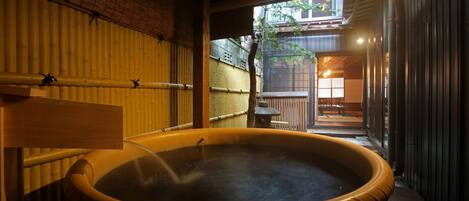 IORI TAKAYAMA (Please check in at : 1-91, Honmachi, Takayama, Gifu, Japan) | Bathroom | Separate bathtub and shower, free toiletries, hair dryer, bidet