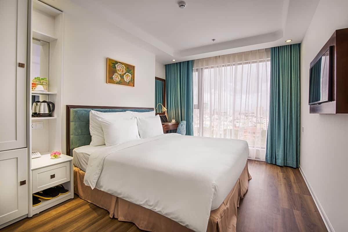 Chambre Double Deluxe, vue partielle sur l'océan