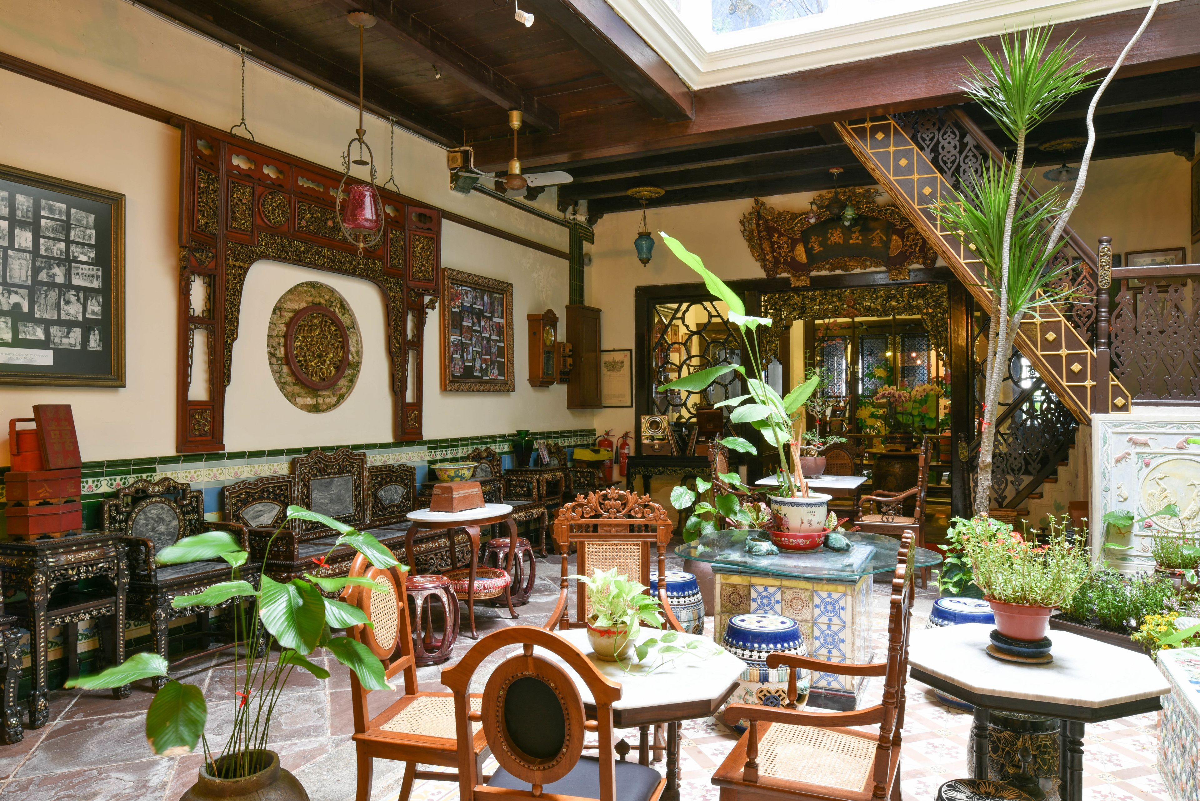 Sala de estar en el lobby