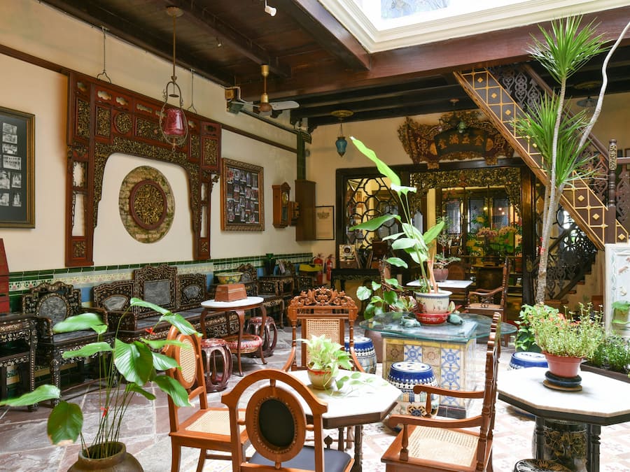 Sitteområde i lobbyen