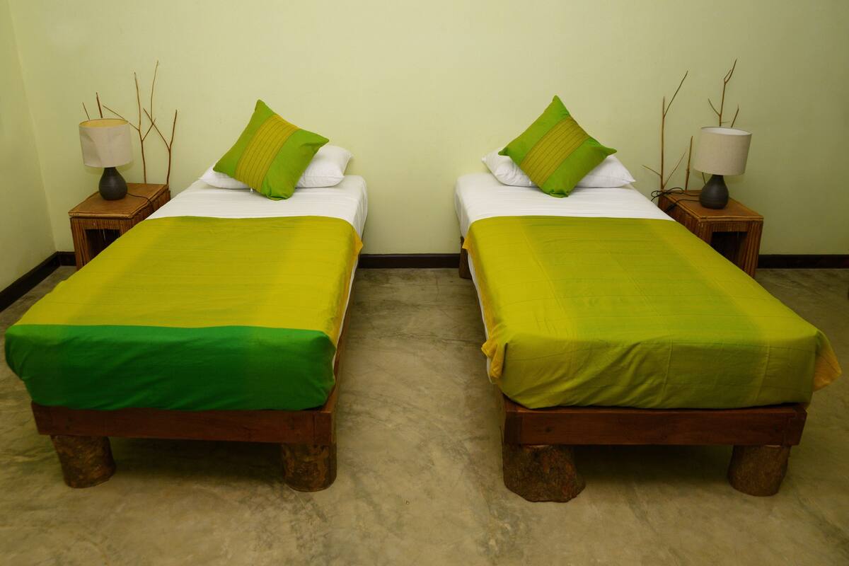 Deluxe Chalet, 1 Queen Bed, Garden View, Garden Area | In-room safe, desk, iron/ironing board