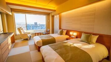 高级双床房, 2 间卧室, 无烟房 | 1 多间卧室、客房内保险箱、免费 WiFi、床单