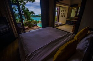 Deluxe Pool Villa Ocean View | In-room safe, desk, blackout drapes, rollaway beds - Bhundhari Residence Koh Samui (Koh Samui)