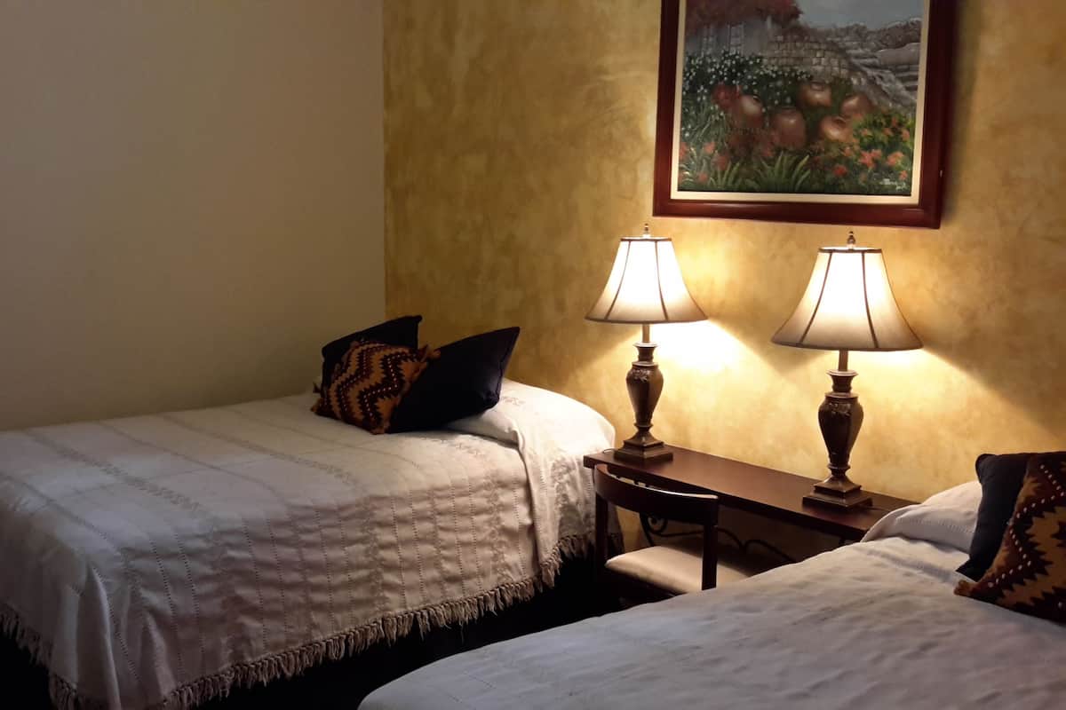 Standard Double Room, 1 Bedroom, Bathtub, Ground Floor | Down duvets, in-room safe, individually decorated