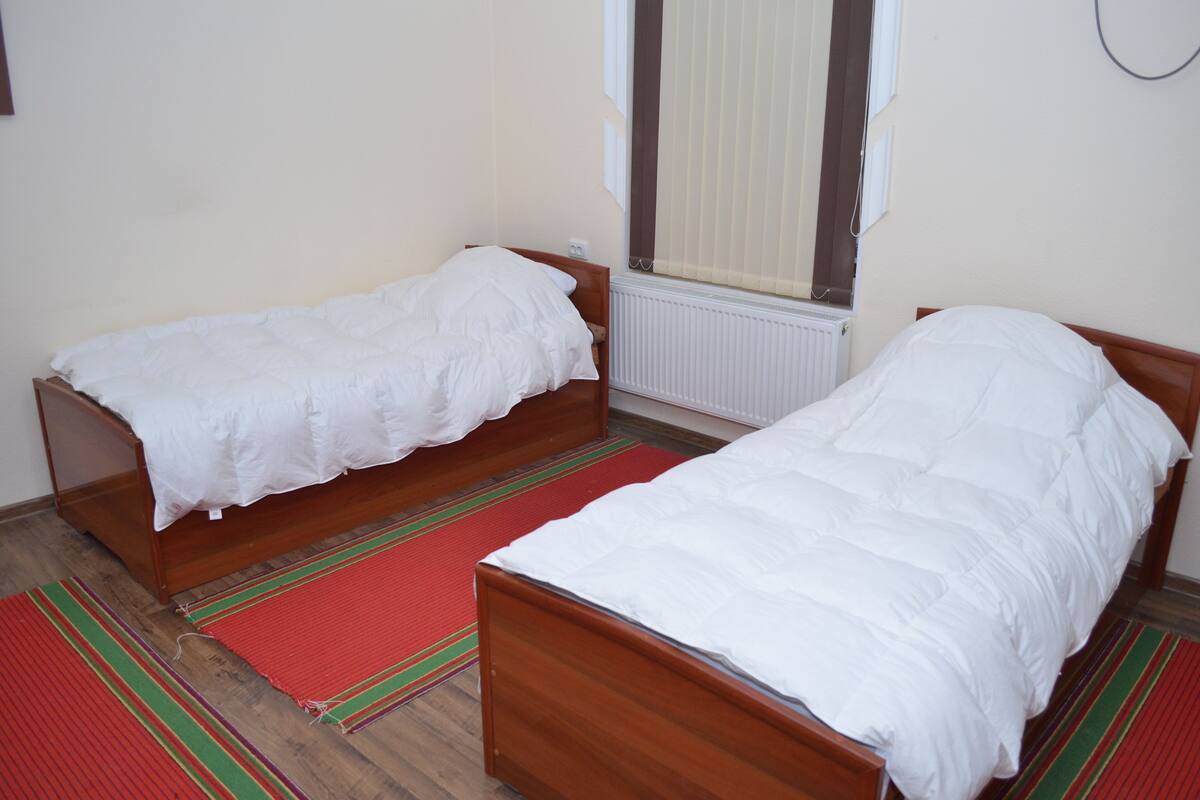 Standard Twin Room, 1 Bedroom, Smoking | In-room safe, desk, free WiFi