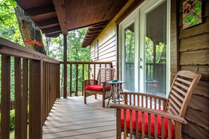 Cabin (Maple) | View from room - The Woods Cabins (Eureka Springs)