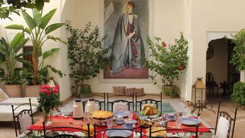 Free daily local cuisine breakfast