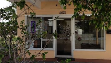 Fassade der Unterkunft