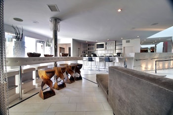 Reception area at Serene Vegas Boutique Hotel Las Vegas