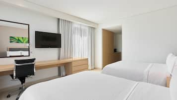 Premium bedding, minibar, in-room safe, desk