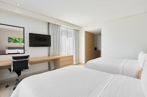 Superior Double Room, 2 Double Beds | Premium bedding, minibar, in-room safe, desk
