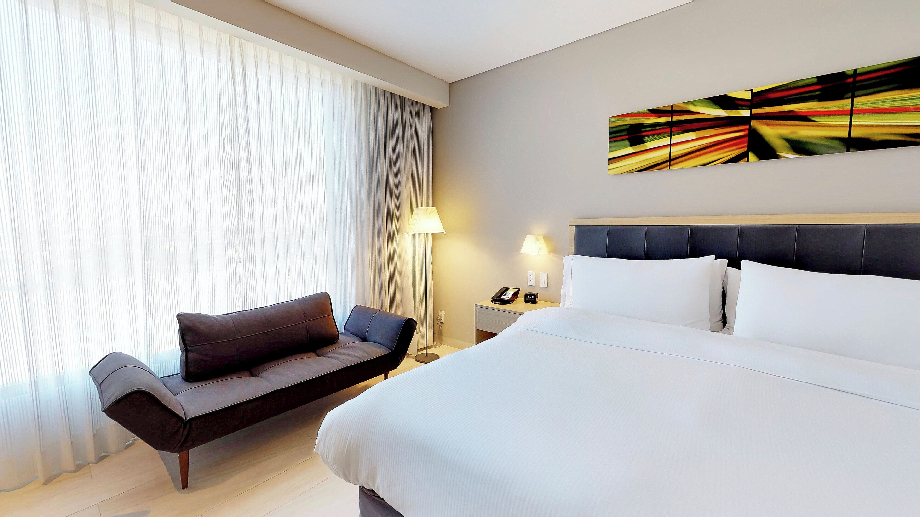 Premium bedding, minibar, in-room safe, desk