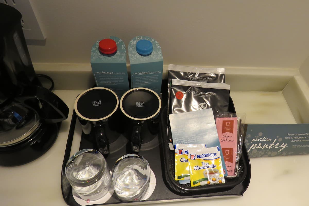 Ropa de cama de alta calidad y minibar