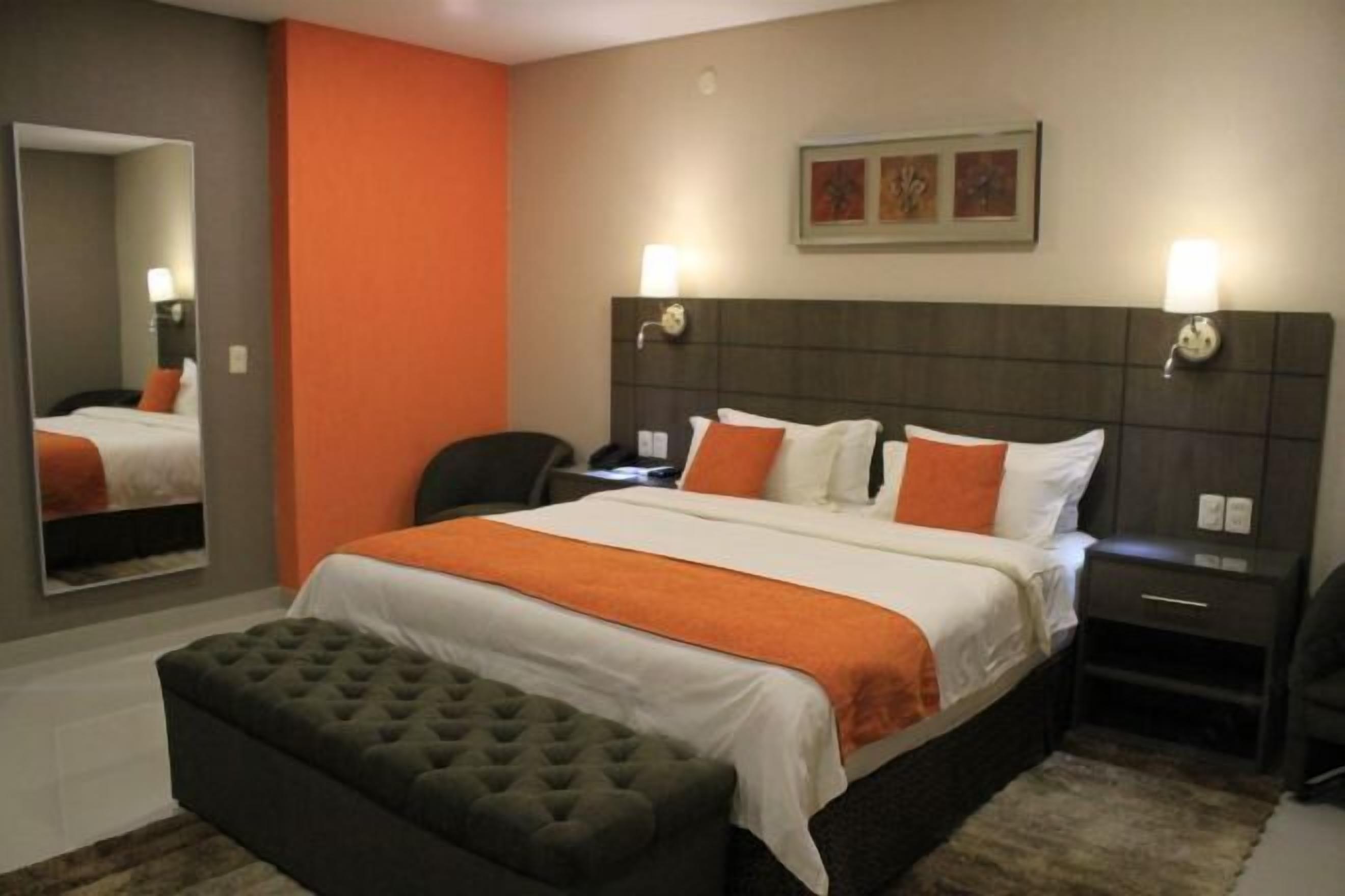 Down comforters, memory foam beds, minibar, in-room safe