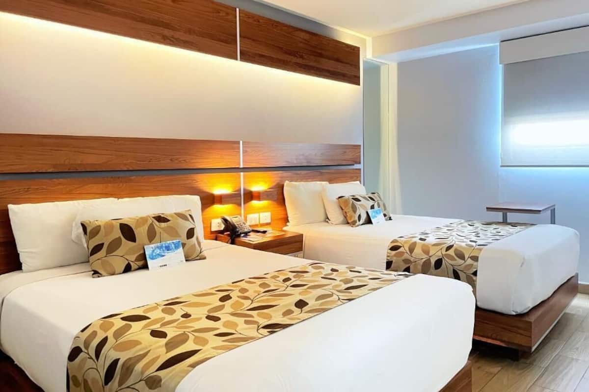 In-room safe, desk, soundproofing, iron/ironing board (on request)
