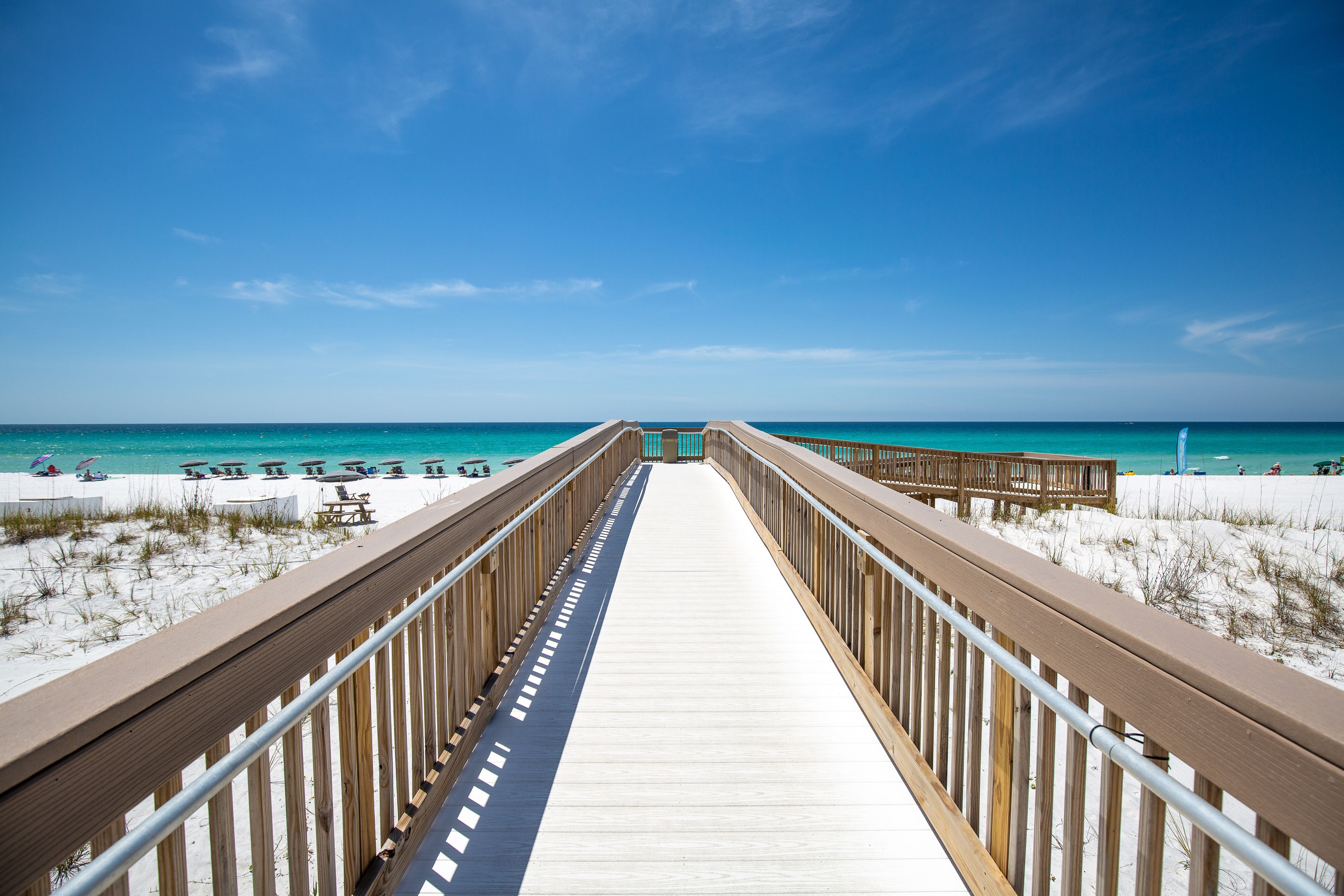 On the beach, white sand, beach towels