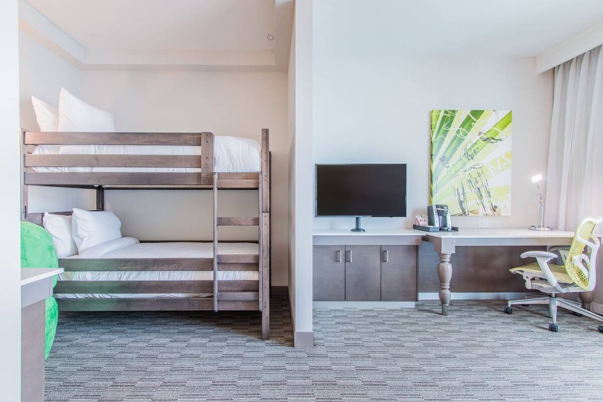 In-room safe, blackout drapes, iron/ironing board