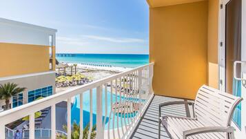 Suíte júnior, 1 cama King (Gulf Front) | Vista do quarto