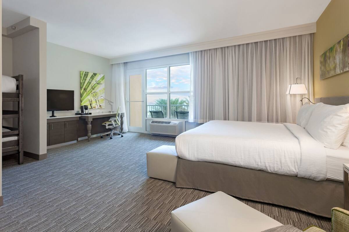 In-room safe, blackout drapes, iron/ironing board