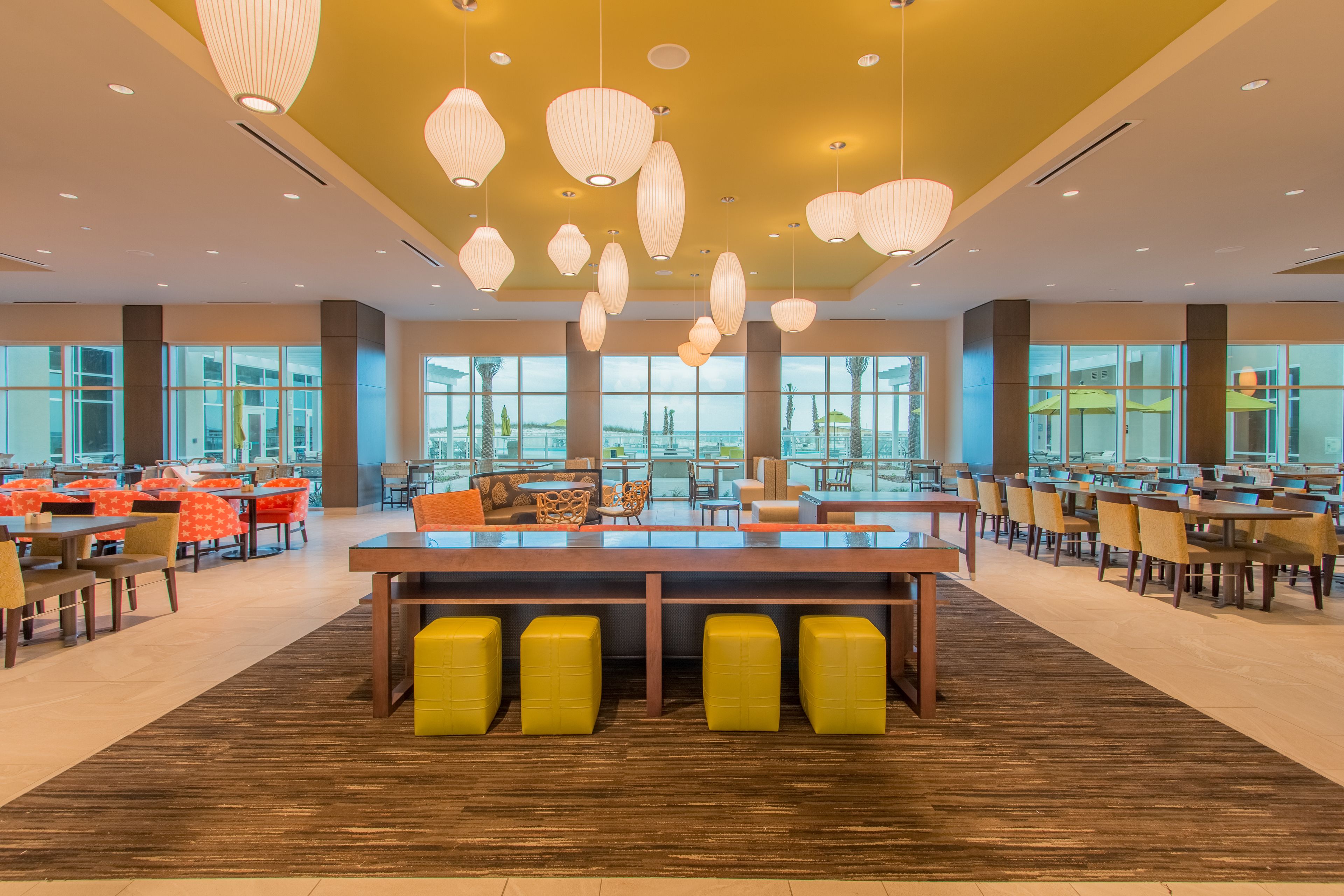 Breakfast, lunch and dinner served