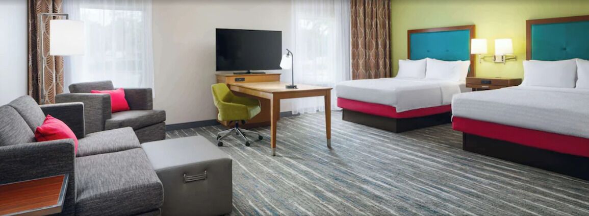 Studio, 2 Queen Beds, Accessible (Hearing)