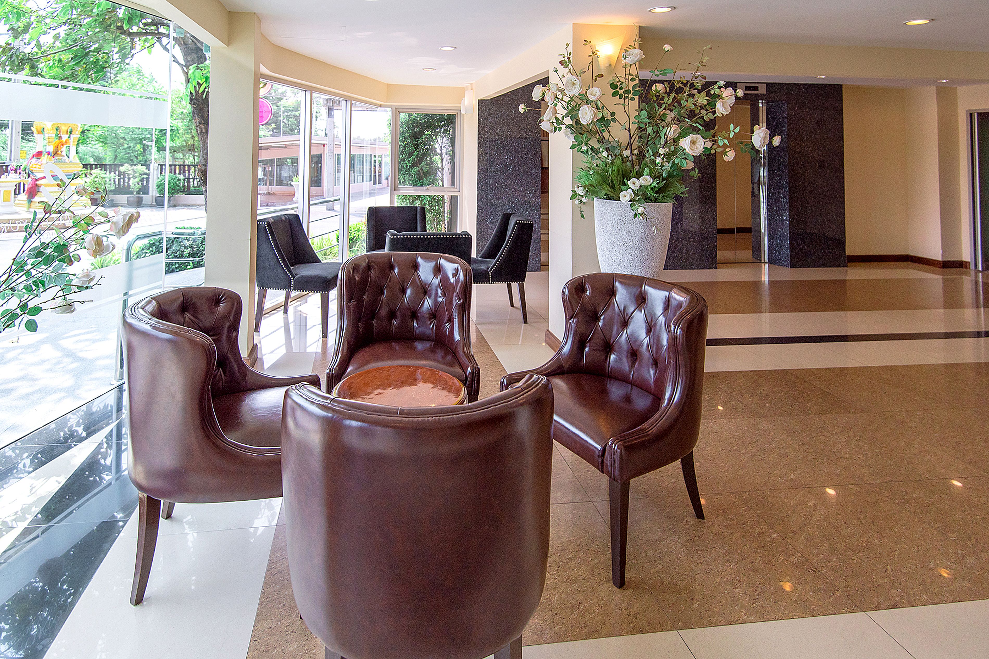 Sala de estar en el lobby