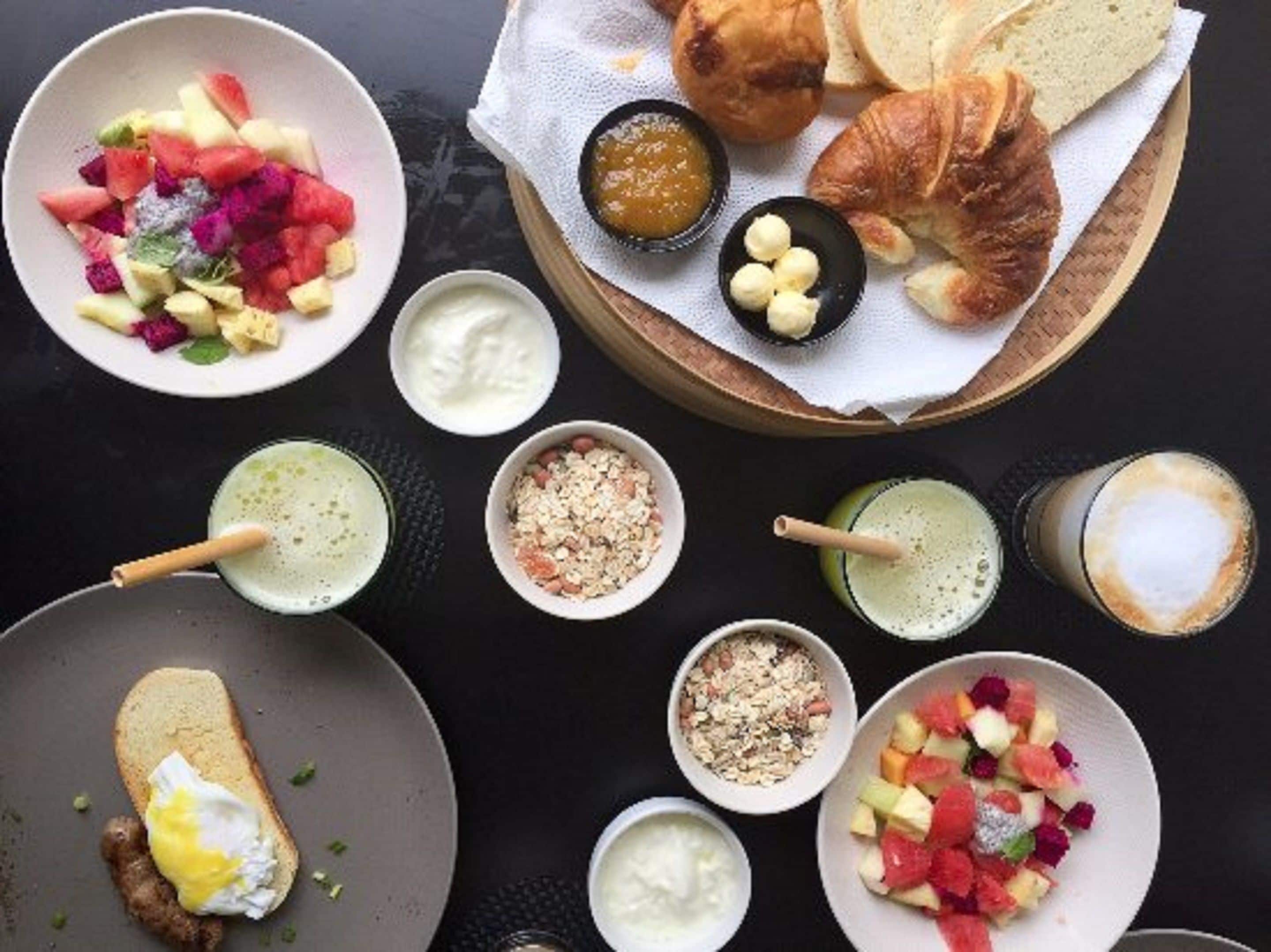 daily full breakfast (idr 242000 per person)