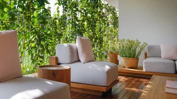 Lobby sitting area