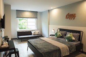 Standard Double Room | 1 bedroom, desk, laptop workspace, blackout drapes - I Rich Residence (Bangkok)