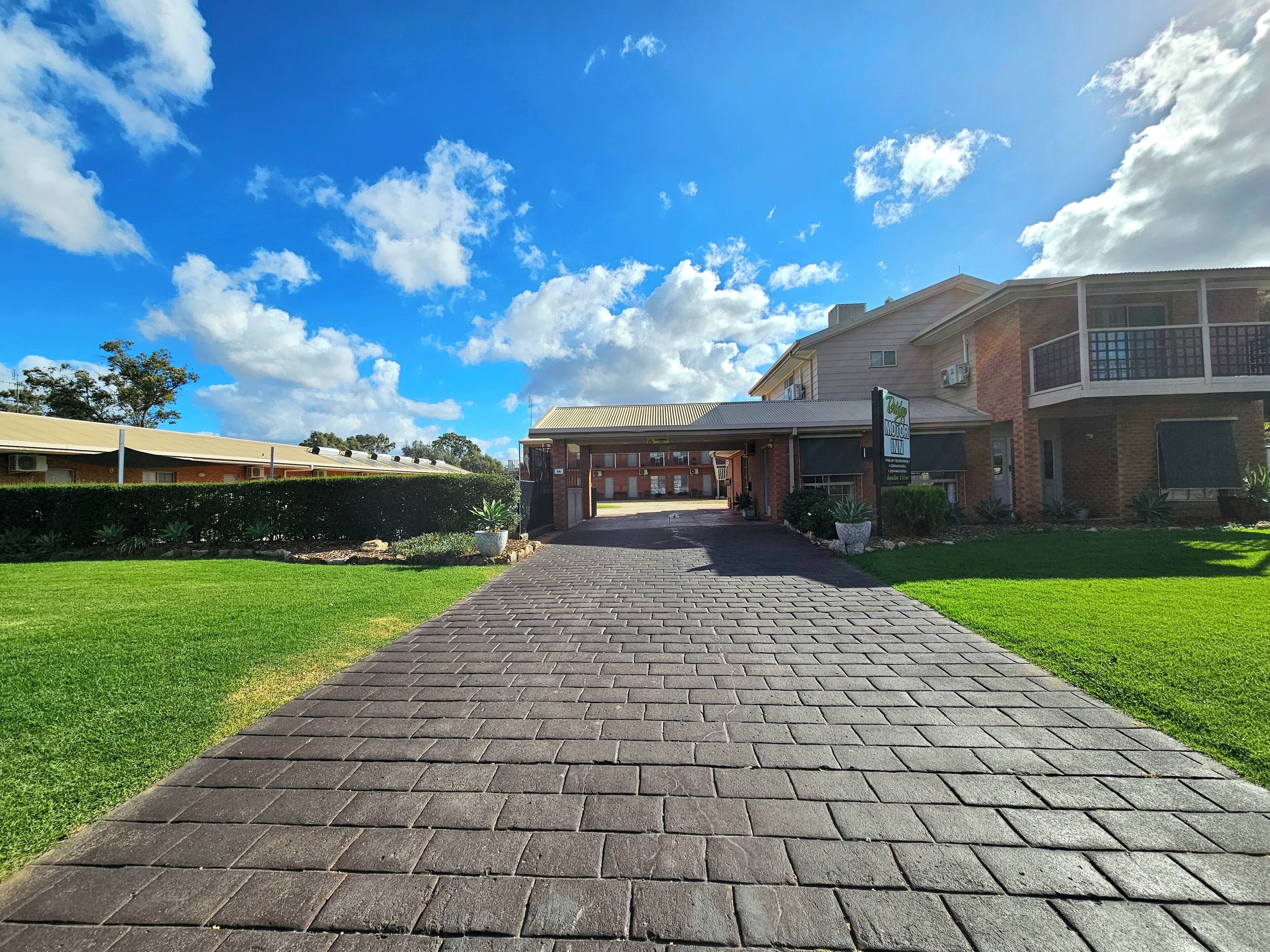 Fachada da propriedade