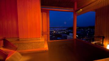 Japanese-Style Room with Open-Air Bath | Bathroom