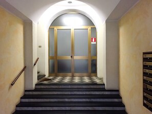 Interior entrance