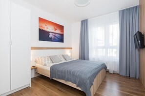 Apartment, 1 Schlafzimmer | 1 Schlafzimmer, Bügeleisen/Bügelbrett, kostenloses WLAN, Bettwäsche