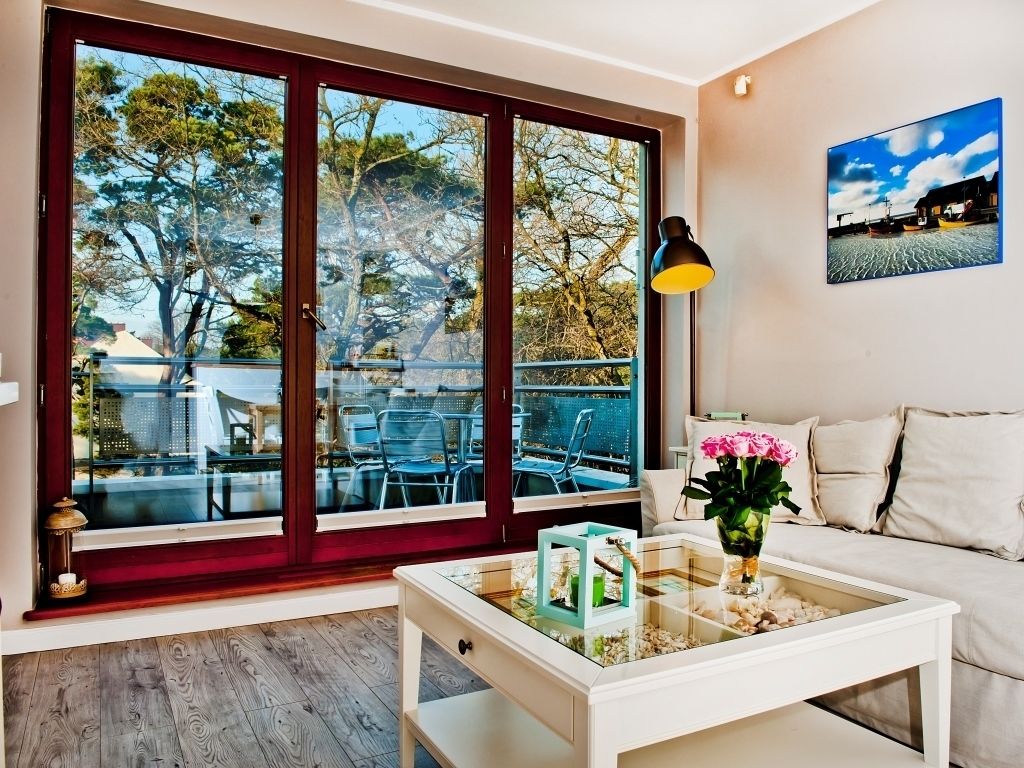 Apartment, 1 Bedroom (ul. Miedzymorze 10/28) | Ruang tamu | TV skrin rata 